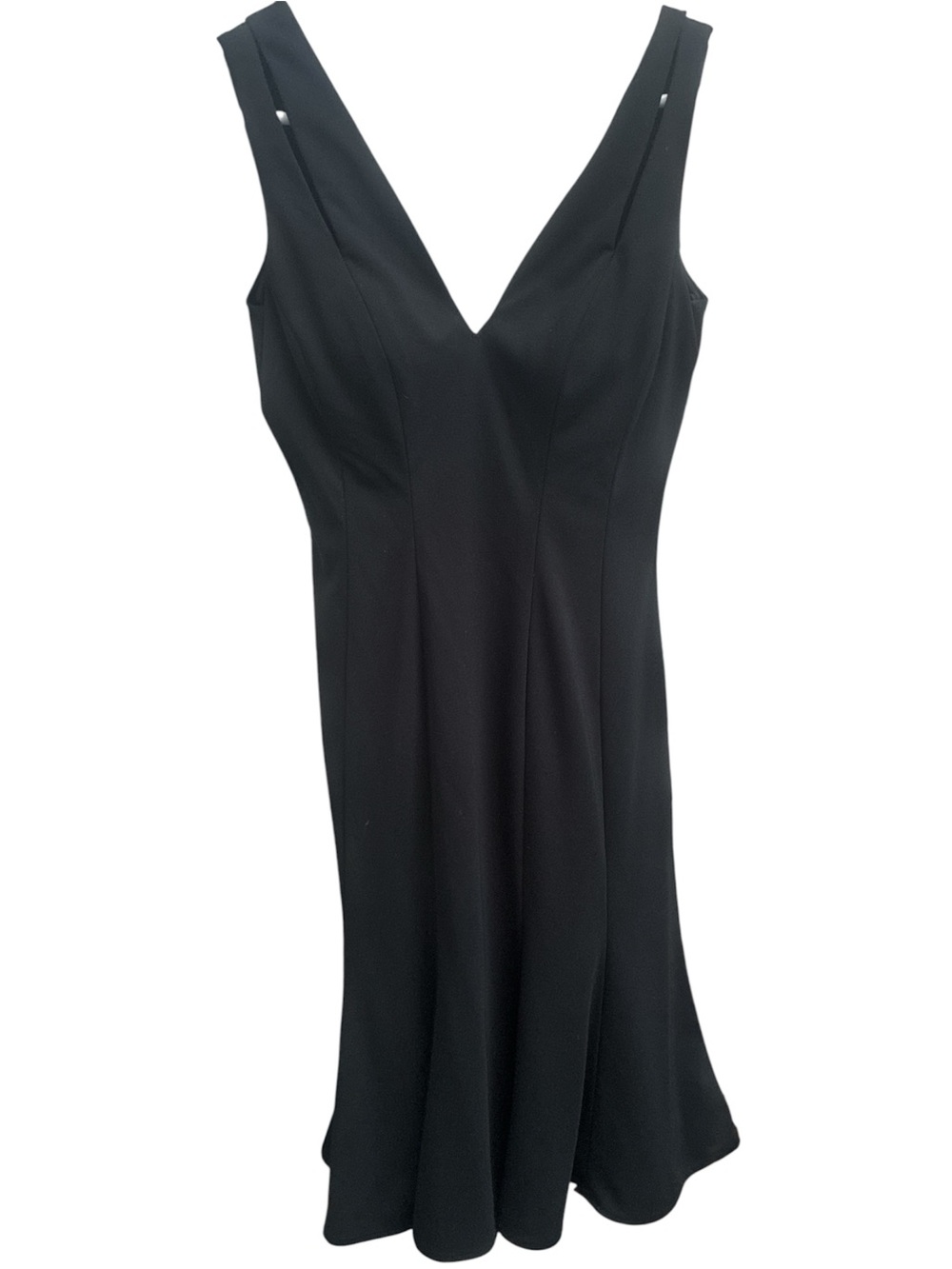 White House Black Market Vintage Black Fit & Flare Cocktail Dress - Size 4 EUC - Picture 2 of 5